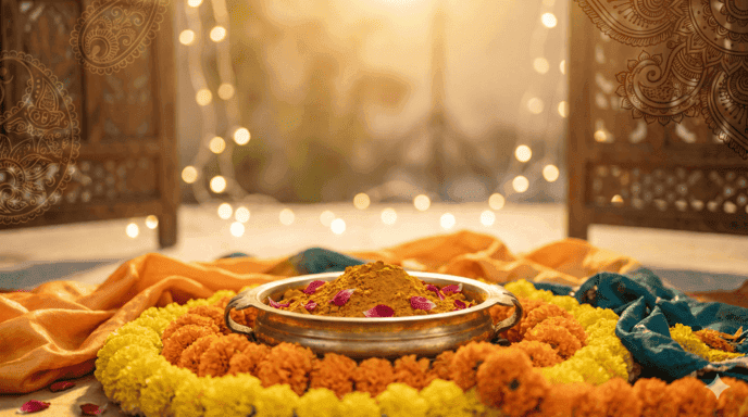 Haldi background
